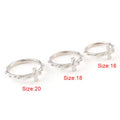 Conjunto de anillos religiosos con cruz, 12 piezas/paquete, color plata. Anillo de boda católico, anillo de crucifijo católico, joyería religiosa para bodas, regalos.