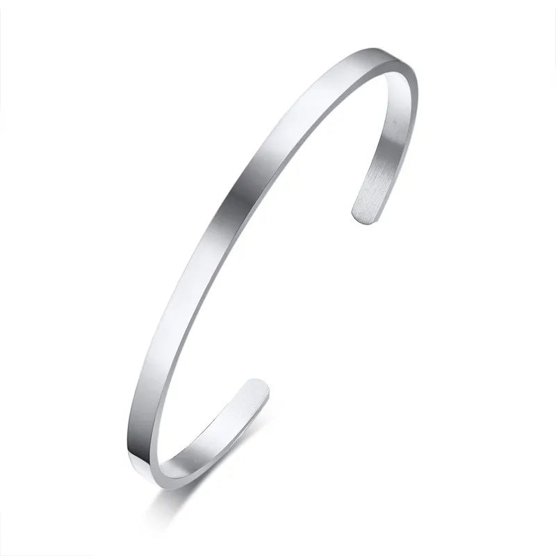 Pulsera de hombre con cruz lateral, pulsera religiosa de acero inoxidable, joyería cristiana para hombre