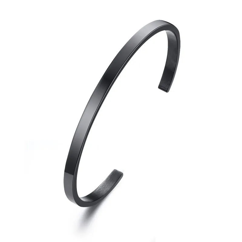Pulsera de hombre con cruz lateral, pulsera religiosa de acero inoxidable, joyería cristiana para hombre